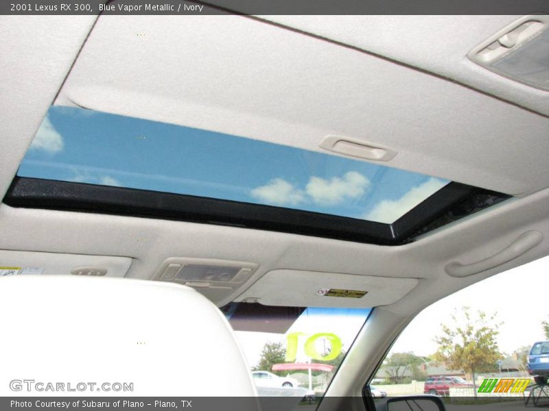 Blue Vapor Metallic / Ivory 2001 Lexus RX 300