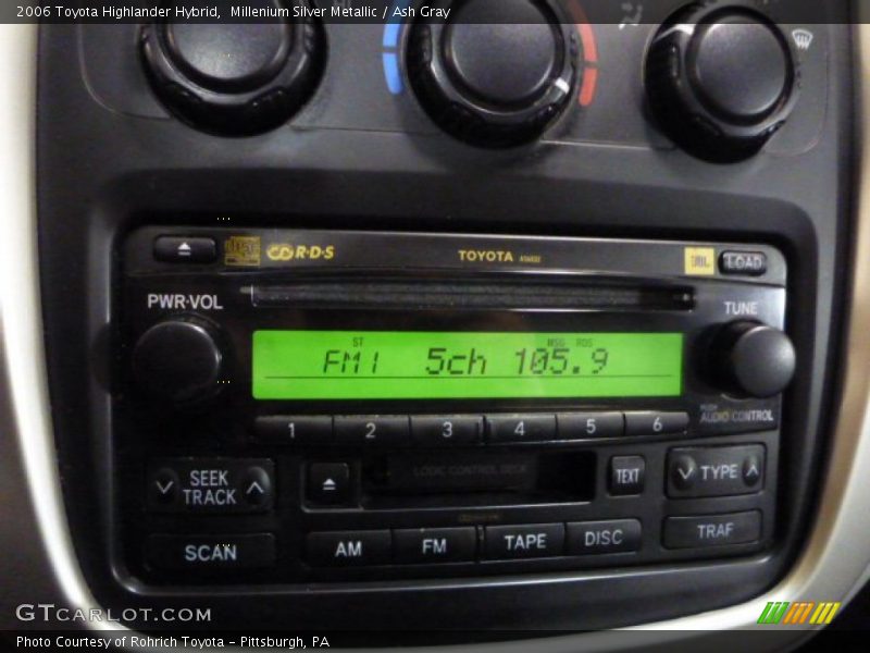 Millenium Silver Metallic / Ash Gray 2006 Toyota Highlander Hybrid