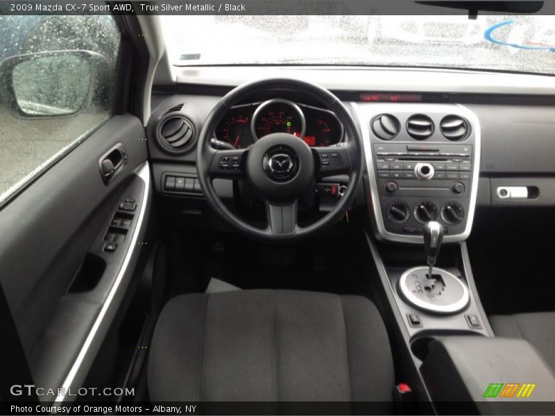 True Silver Metallic / Black 2009 Mazda CX-7 Sport AWD
