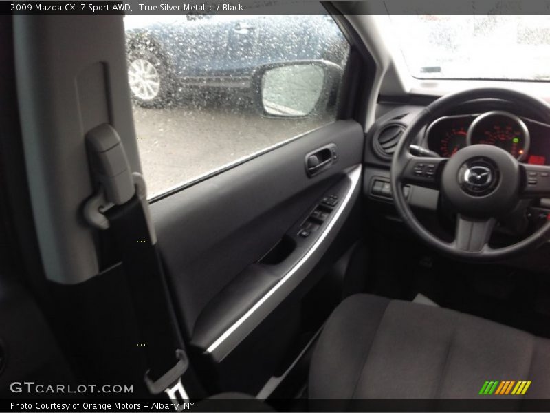 True Silver Metallic / Black 2009 Mazda CX-7 Sport AWD