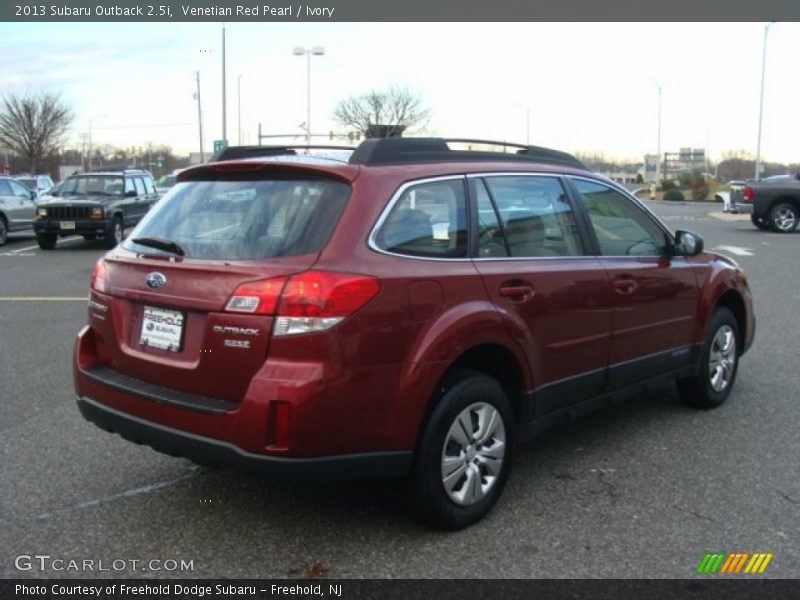 Venetian Red Pearl / Ivory 2013 Subaru Outback 2.5i