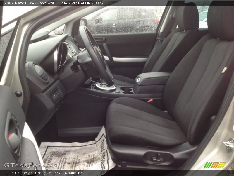 True Silver Metallic / Black 2009 Mazda CX-7 Sport AWD
