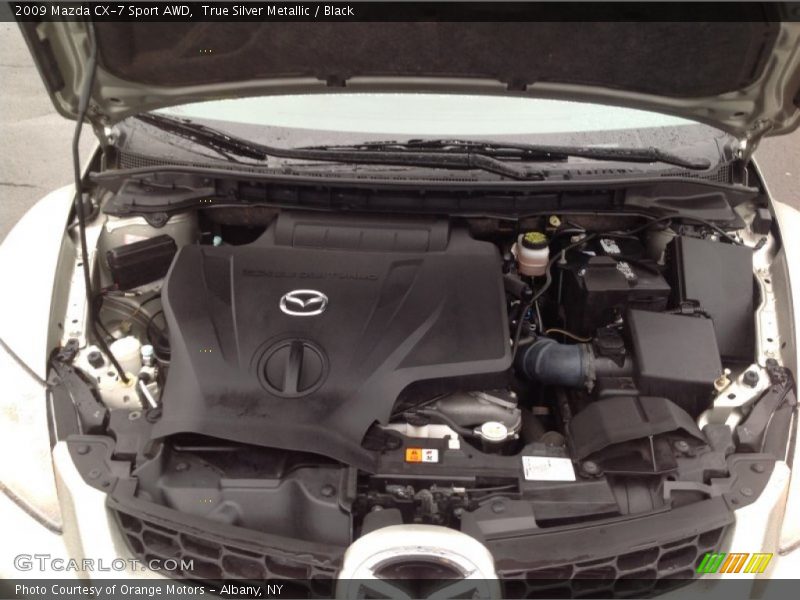 True Silver Metallic / Black 2009 Mazda CX-7 Sport AWD