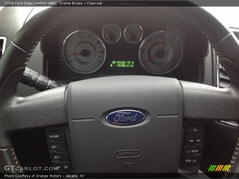 Creme Brulee / Charcoal 2008 Ford Edge Limited AWD