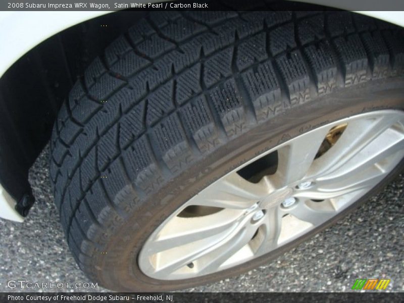 Satin White Pearl / Carbon Black 2008 Subaru Impreza WRX Wagon