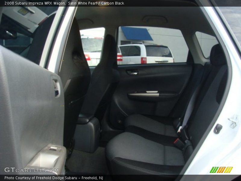 Rear Seat of 2008 Impreza WRX Wagon