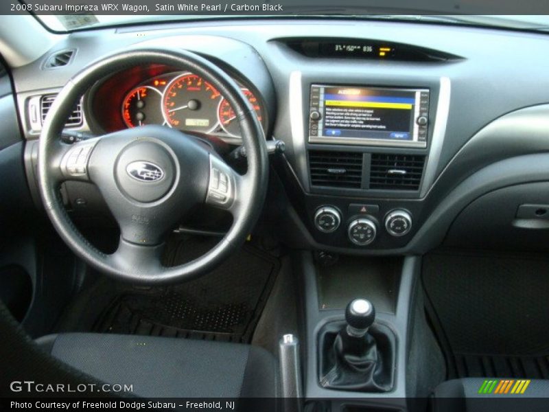 Dashboard of 2008 Impreza WRX Wagon