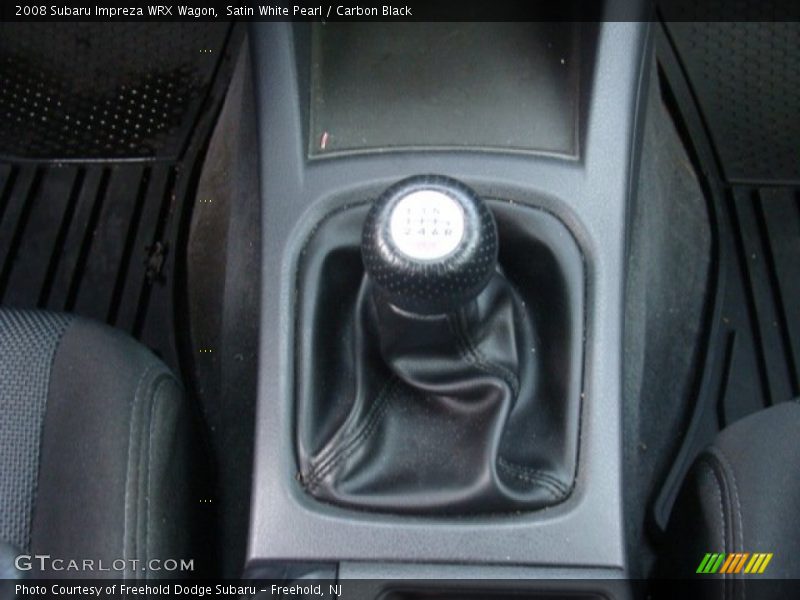 Satin White Pearl / Carbon Black 2008 Subaru Impreza WRX Wagon