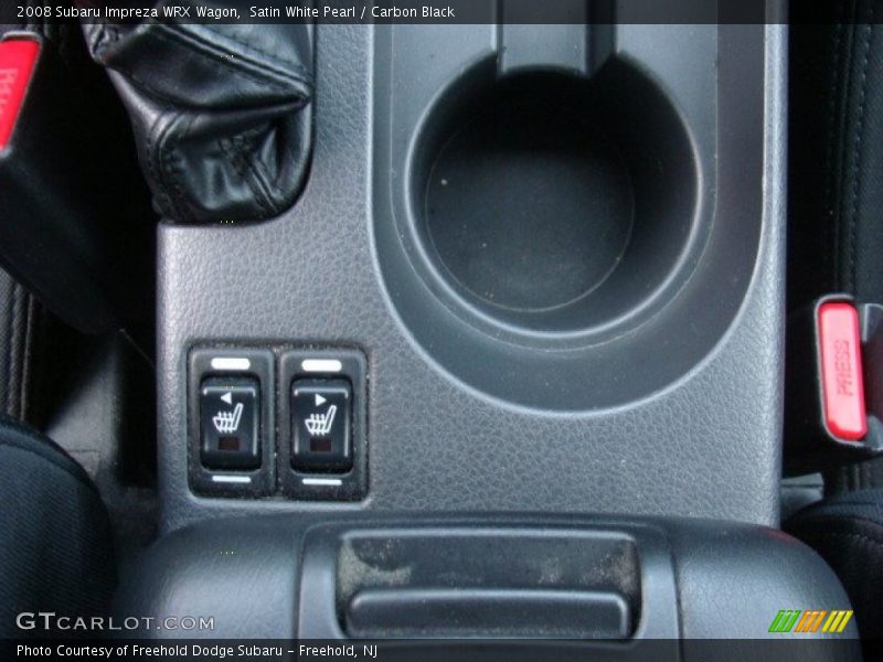 Satin White Pearl / Carbon Black 2008 Subaru Impreza WRX Wagon