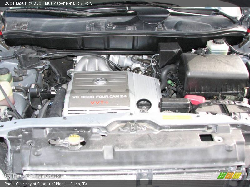 Blue Vapor Metallic / Ivory 2001 Lexus RX 300