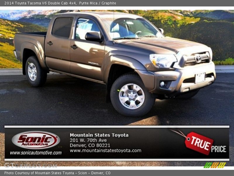 Pyrite Mica / Graphite 2014 Toyota Tacoma V6 Double Cab 4x4