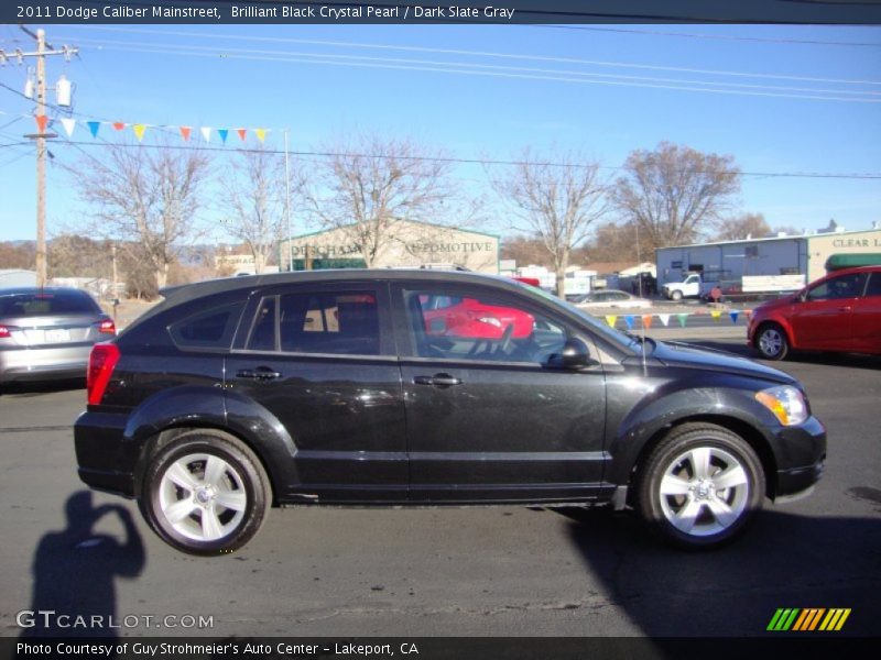 Brilliant Black Crystal Pearl / Dark Slate Gray 2011 Dodge Caliber Mainstreet