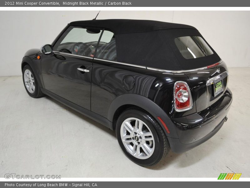 Midnight Black Metallic / Carbon Black 2012 Mini Cooper Convertible