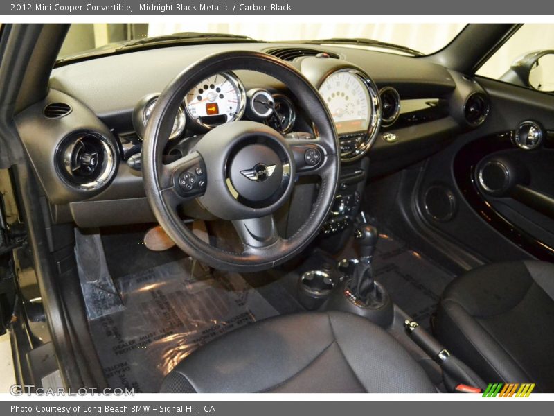 Midnight Black Metallic / Carbon Black 2012 Mini Cooper Convertible