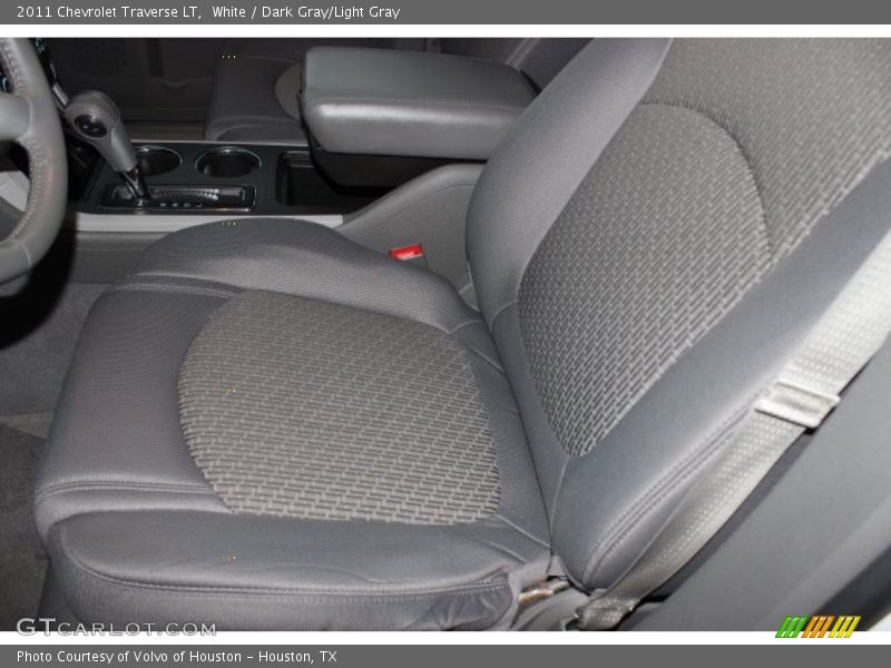 White / Dark Gray/Light Gray 2011 Chevrolet Traverse LT