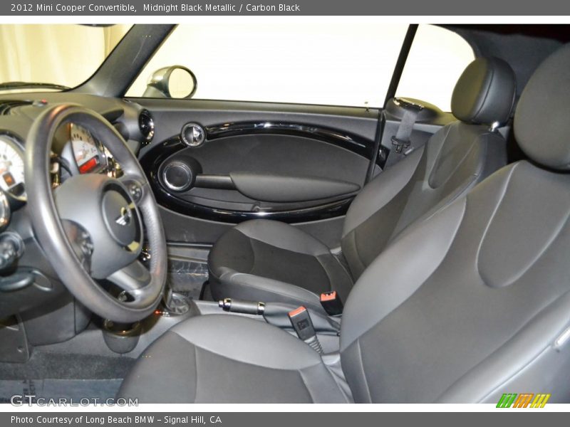 Midnight Black Metallic / Carbon Black 2012 Mini Cooper Convertible
