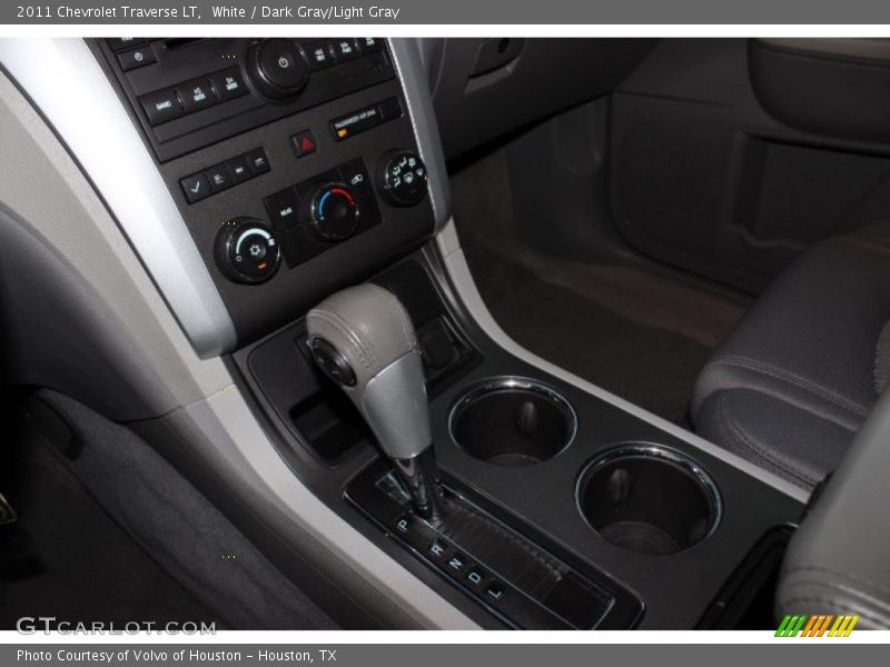 White / Dark Gray/Light Gray 2011 Chevrolet Traverse LT