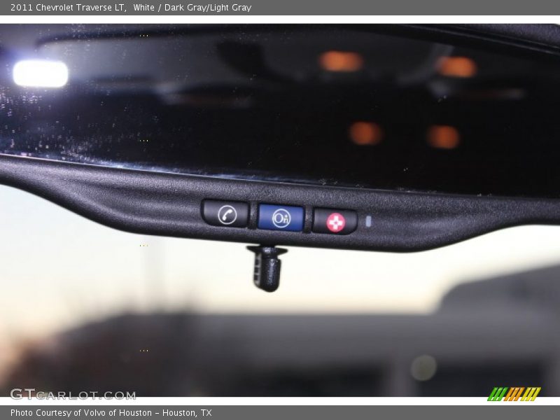 White / Dark Gray/Light Gray 2011 Chevrolet Traverse LT