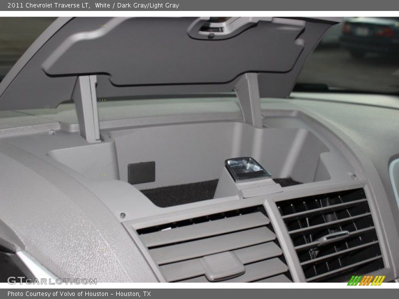 White / Dark Gray/Light Gray 2011 Chevrolet Traverse LT