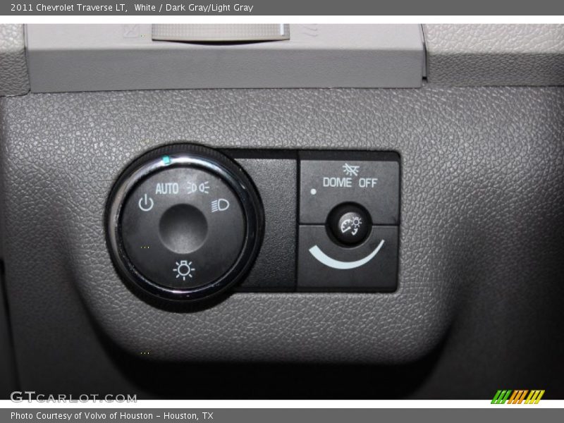 White / Dark Gray/Light Gray 2011 Chevrolet Traverse LT