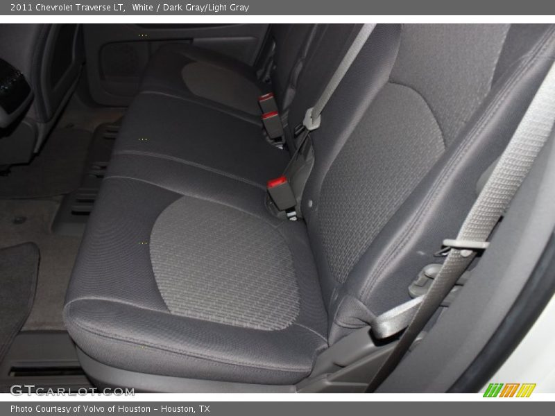White / Dark Gray/Light Gray 2011 Chevrolet Traverse LT