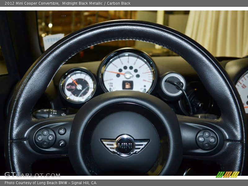 Midnight Black Metallic / Carbon Black 2012 Mini Cooper Convertible