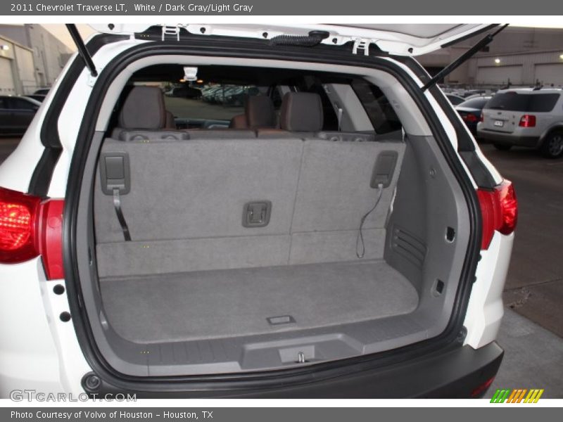 White / Dark Gray/Light Gray 2011 Chevrolet Traverse LT