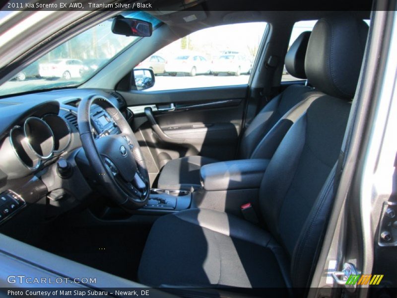 Titanium Silver / Black 2011 Kia Sorento EX AWD