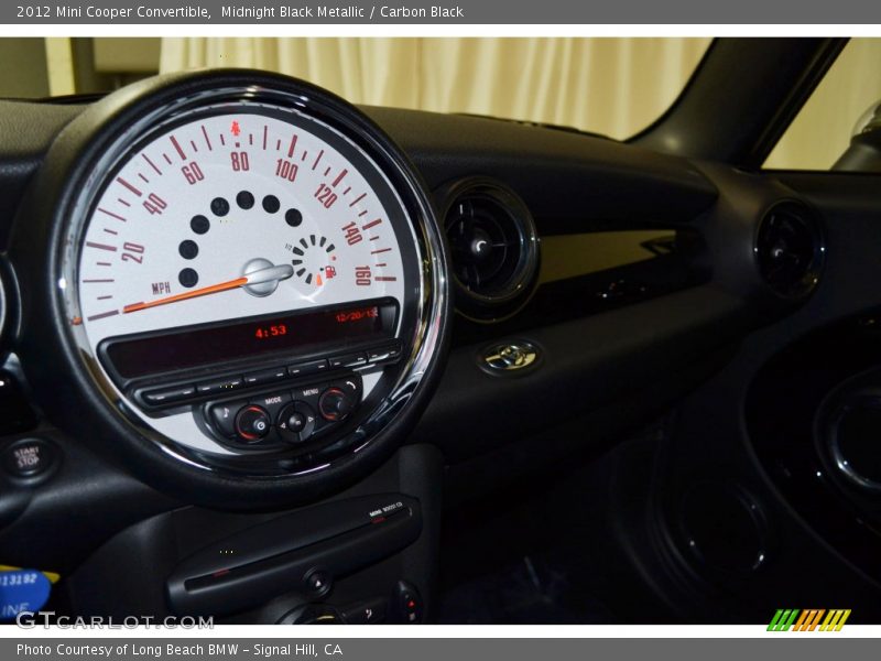 Midnight Black Metallic / Carbon Black 2012 Mini Cooper Convertible