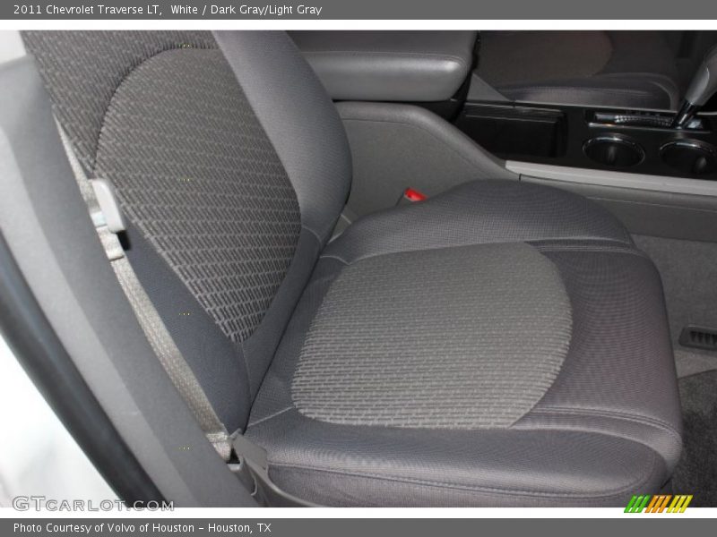 White / Dark Gray/Light Gray 2011 Chevrolet Traverse LT