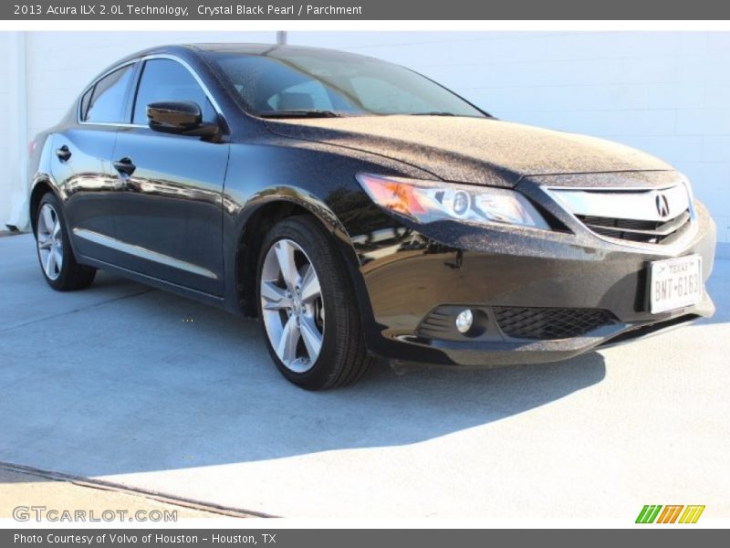 Crystal Black Pearl / Parchment 2013 Acura ILX 2.0L Technology