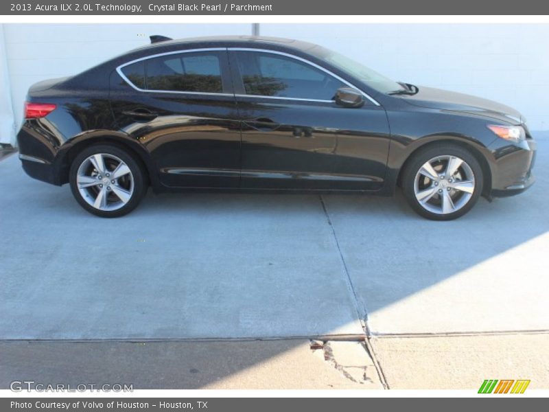 Crystal Black Pearl / Parchment 2013 Acura ILX 2.0L Technology