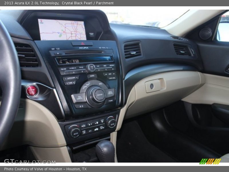 Crystal Black Pearl / Parchment 2013 Acura ILX 2.0L Technology