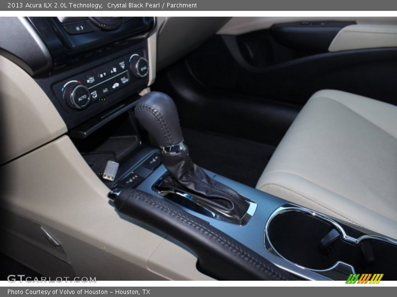 Crystal Black Pearl / Parchment 2013 Acura ILX 2.0L Technology