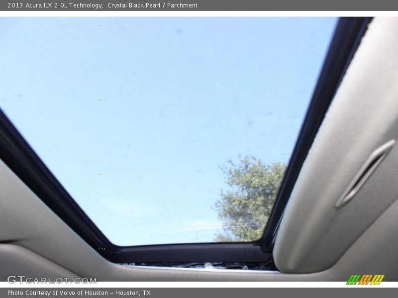 Crystal Black Pearl / Parchment 2013 Acura ILX 2.0L Technology