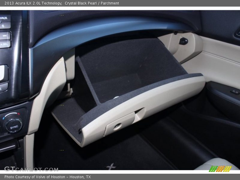 Crystal Black Pearl / Parchment 2013 Acura ILX 2.0L Technology