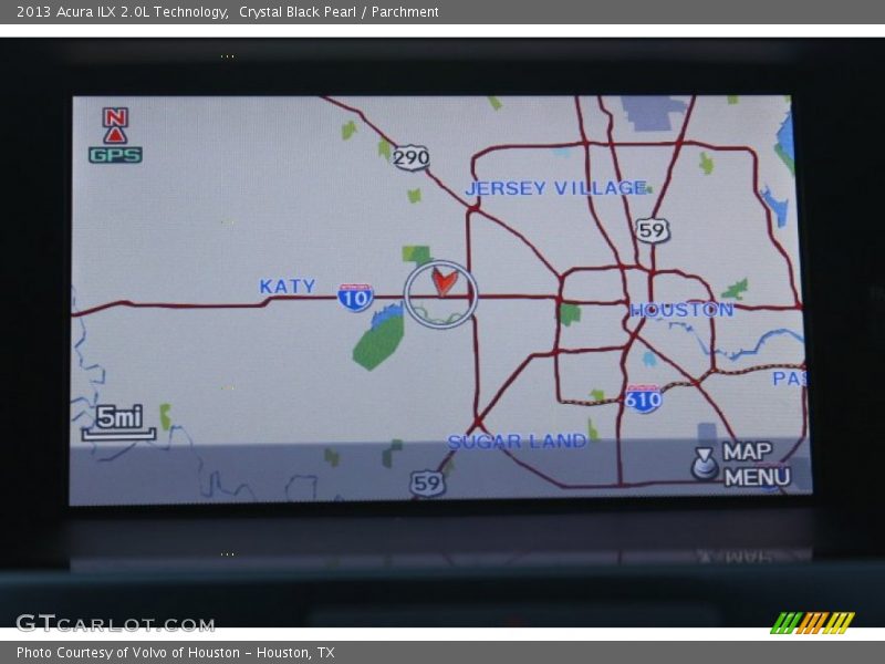 Crystal Black Pearl / Parchment 2013 Acura ILX 2.0L Technology
