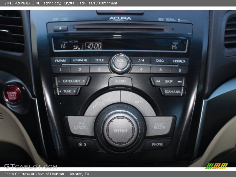 Crystal Black Pearl / Parchment 2013 Acura ILX 2.0L Technology