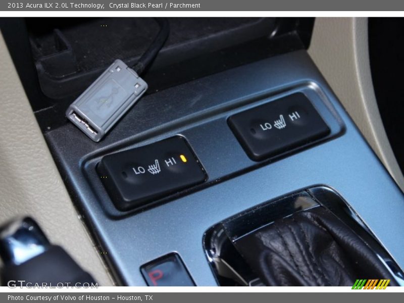 Crystal Black Pearl / Parchment 2013 Acura ILX 2.0L Technology