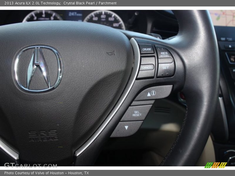Crystal Black Pearl / Parchment 2013 Acura ILX 2.0L Technology
