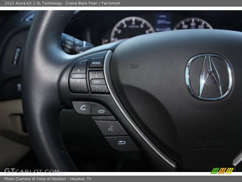 Crystal Black Pearl / Parchment 2013 Acura ILX 2.0L Technology