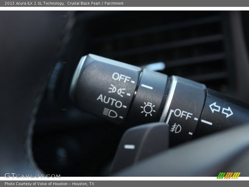 Crystal Black Pearl / Parchment 2013 Acura ILX 2.0L Technology