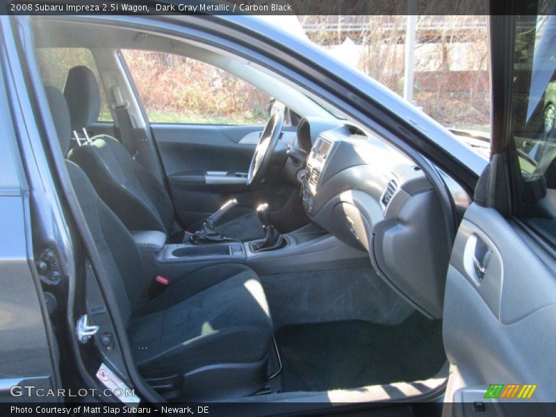 Dark Gray Metallic / Carbon Black 2008 Subaru Impreza 2.5i Wagon