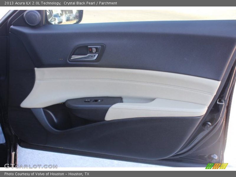 Crystal Black Pearl / Parchment 2013 Acura ILX 2.0L Technology