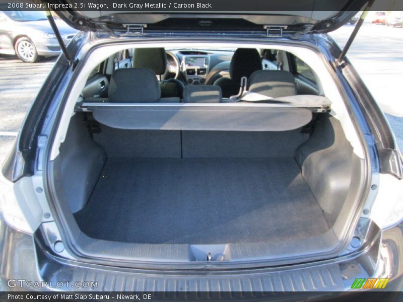 Dark Gray Metallic / Carbon Black 2008 Subaru Impreza 2.5i Wagon