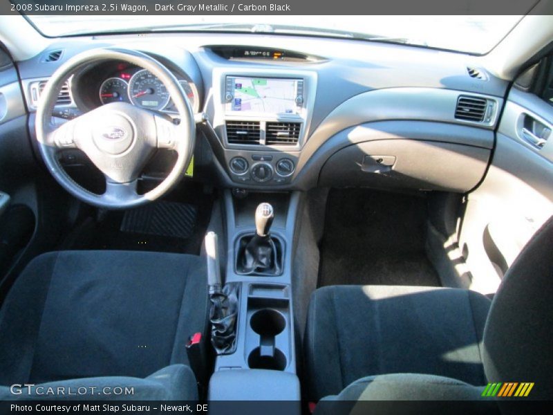 Dark Gray Metallic / Carbon Black 2008 Subaru Impreza 2.5i Wagon