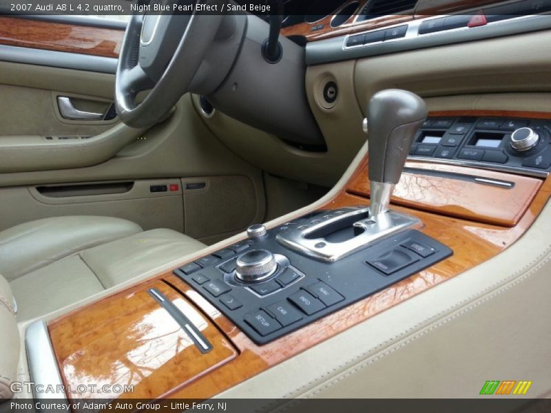 Night Blue Pearl Effect / Sand Beige 2007 Audi A8 L 4.2 quattro