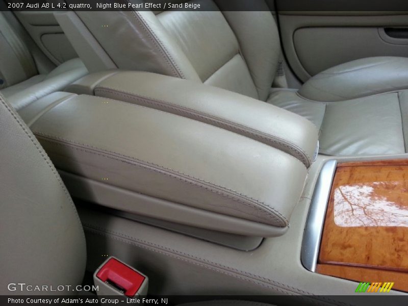 Night Blue Pearl Effect / Sand Beige 2007 Audi A8 L 4.2 quattro