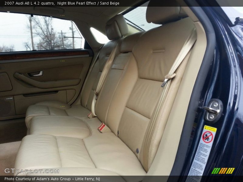 Night Blue Pearl Effect / Sand Beige 2007 Audi A8 L 4.2 quattro