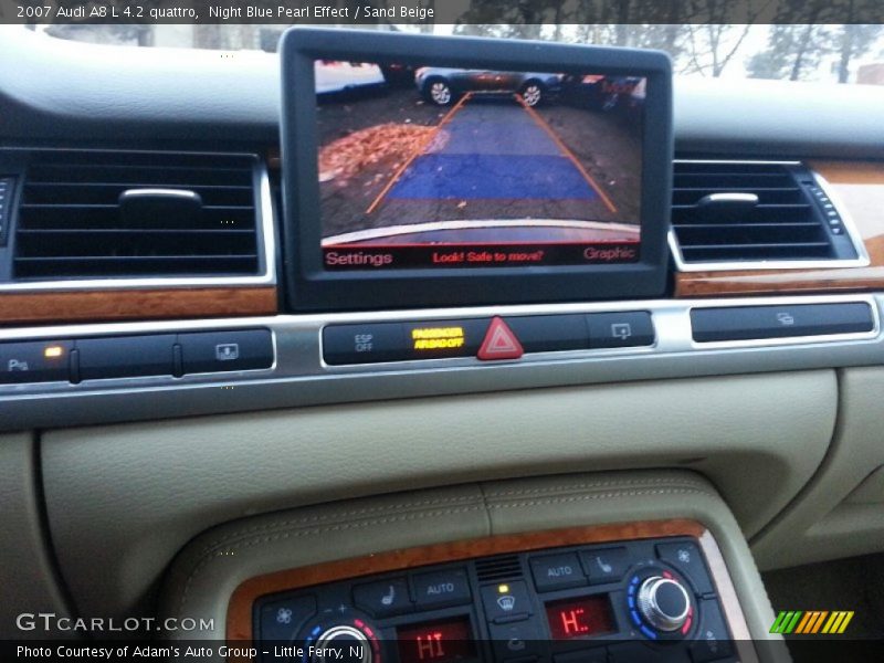 Night Blue Pearl Effect / Sand Beige 2007 Audi A8 L 4.2 quattro